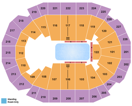 Fiserv Forum Disney On Ice Seating Chart